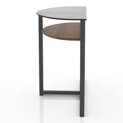 Regivea Open Shelf Sofa Table Black Chrome - MiBasics - Image 3