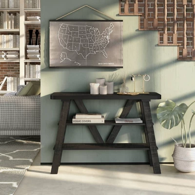 New Riverton Open Shelf Console Table - MiBasics - Image 2