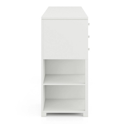 Linsell Glam 6 Drawer Vanity Table Luminous White - MiBasics - Image 3