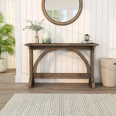 Jobrin Double Pedestal Console Table - MiBasics