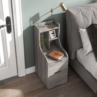 Clumsen Multi Storage Night Stand - MiBasics - Image 3