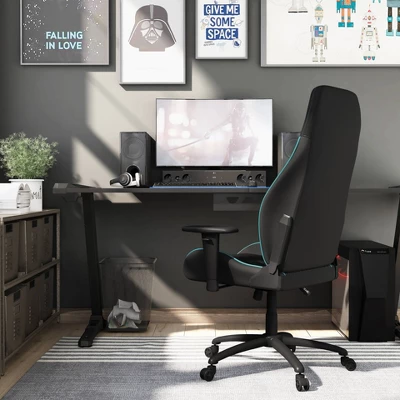 Ansar Diamond Stitched Faux Leather Gaming Chair - MiBasics - Image 4