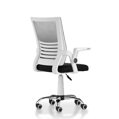 Erwin Cushioned Mesh Office Chair White - MiBasics - Image 2
