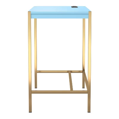 Everbay Writing Desk With Power And USB Plug - MiBasics - Image 3