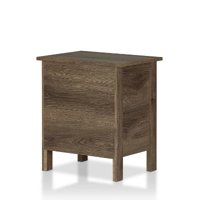 Cecilia 2 Drawer Nightstand Walnut - MiBasics - Image 3