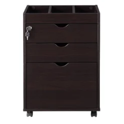 Nymik Lockable And Mobile File Cabinet - MiBasics