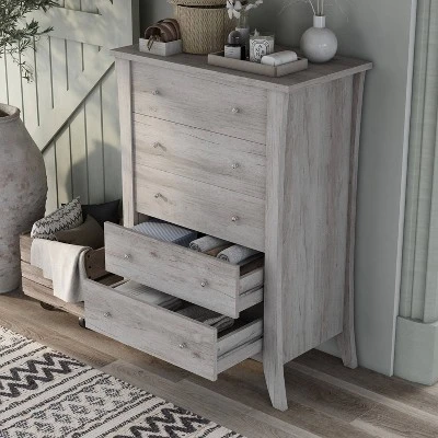 Bysoni 5 Drawer Chest Coastal - MiBasics - Image 4
