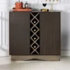 Cespi 16 Bottle Wine Cabinet Wenge - MiBasics