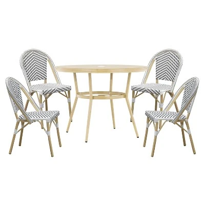 5pc Arna Aluminum Patio Dining Set - MiBasics - Image 12