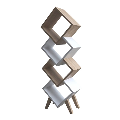 62.25" Braxett 4 Shelf Bookcase - MiBasics - Image 8