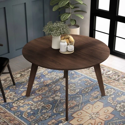 Jenny Round Dining Tables Gray Walnut - MiBasics - Image 3