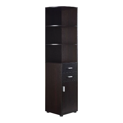 70.75" Julisse 3 Shelf Corner Bookcase - MiBasics - Image 9