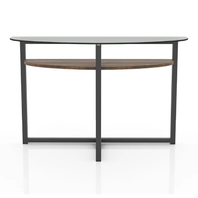 Regivea Open Shelf Sofa Table Black Chrome - MiBasics - Image 2