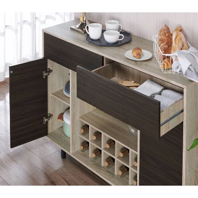 Hyme Two-Tone Buffet Server Wenge - MiBasics - Image 7