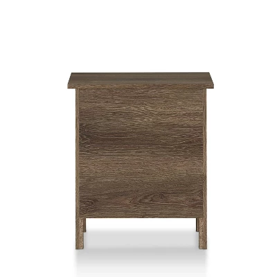 Cecilia 2 Drawer Nightstand Walnut - MiBasics - Image 4