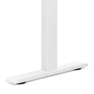 James Metal Adjustable Standing Desk White - MiBasics - Image 8