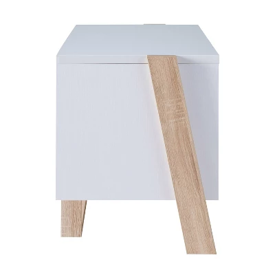 Small Etteridge 4 Shelf TV Stand For TVs Up To 56" - MiBasics - Image 3