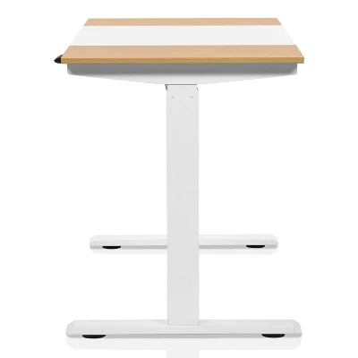 James Metal Adjustable Standing Desk White - MiBasics - Image 2
