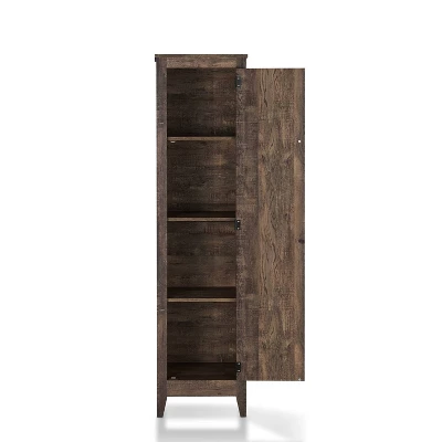 70.86" Doney 4 Shelf Bookcase Oak - MiBasics - Image 3