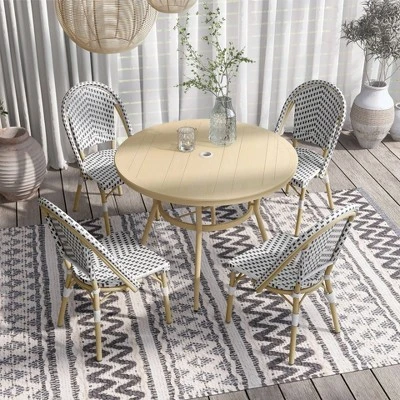5pc Arna Aluminum Patio Dining Set - MiBasics - Image 3