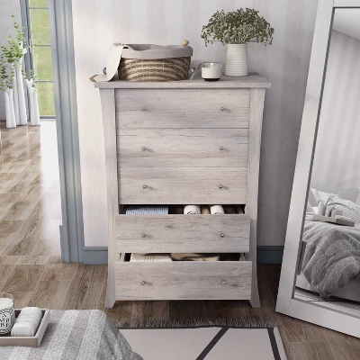 Bysoni 5 Drawer Chest Coastal - MiBasics - Image 10
