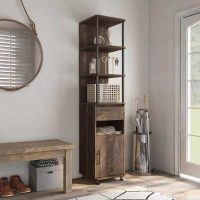 Nanum 4 Shelf Accent Bookcase - MiBasics - Image 6