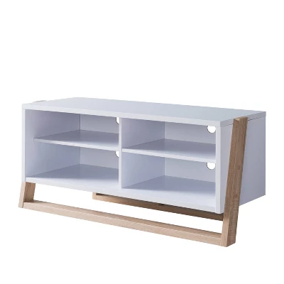 Small Etteridge 4 Shelf TV Stand For TVs Up To 56" - MiBasics - Image 2