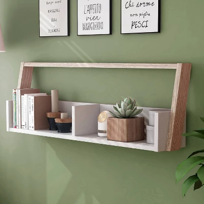 Etteridge Two Tone Floating Shelf - MiBasics