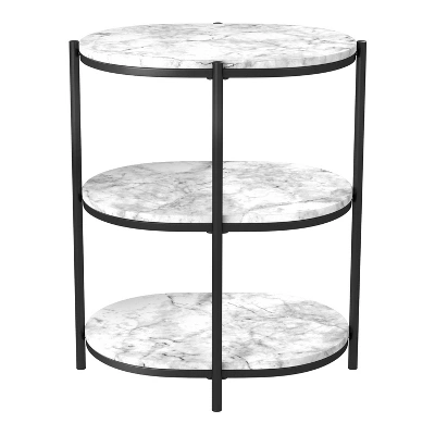 Crail Faux Marble Top Side Table - MiBasics - Image 7